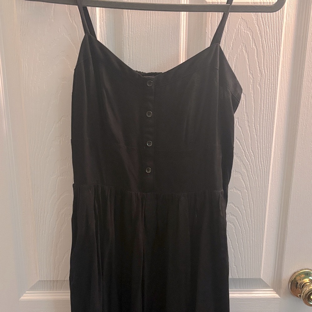 Express Black Strapless Dress